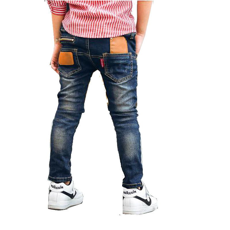 Boys stretch denim pants - Mubimart -  