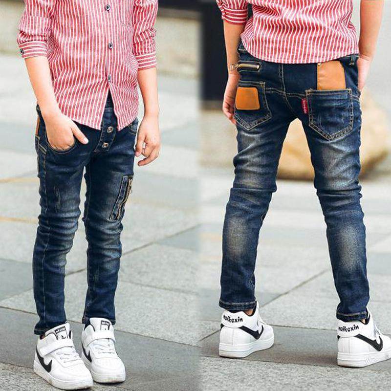 Boys stretch denim pants - Mubimart