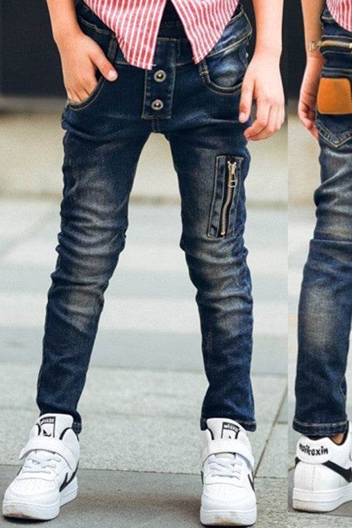 Boys stretch denim pants - Mubimart