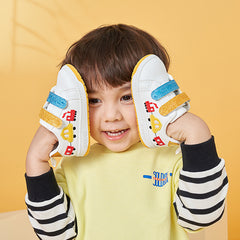 Boys toddler shoes new baby white shoes - Mubimart -  