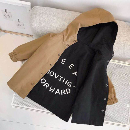 Boys wear coats on both sides in spring - Mubimart