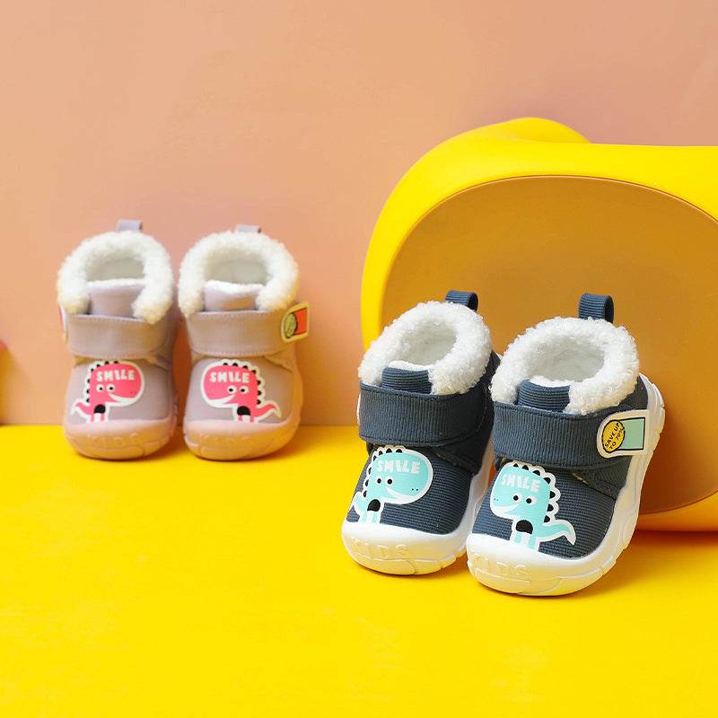 Bramille Winter Boys' Warm Cotton Toddler Shoes - Mubimart