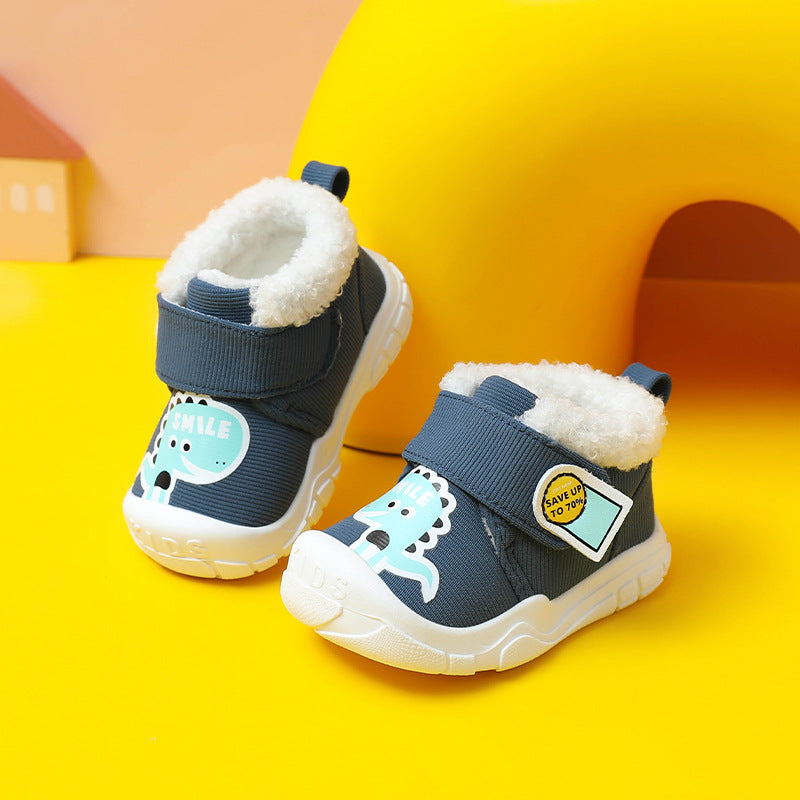 Bramille Winter Boys' Warm Cotton Toddler Shoes - Mubimart -  