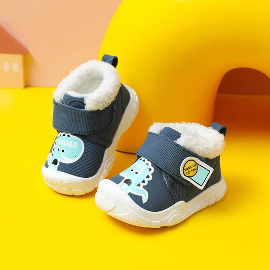 Bramille Winter Boys' Warm Cotton Toddler Shoes - Mubimart
