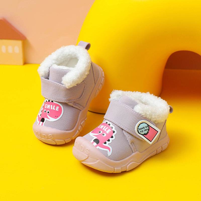 Bramille Winter Boys' Warm Cotton Toddler Shoes - Mubimart