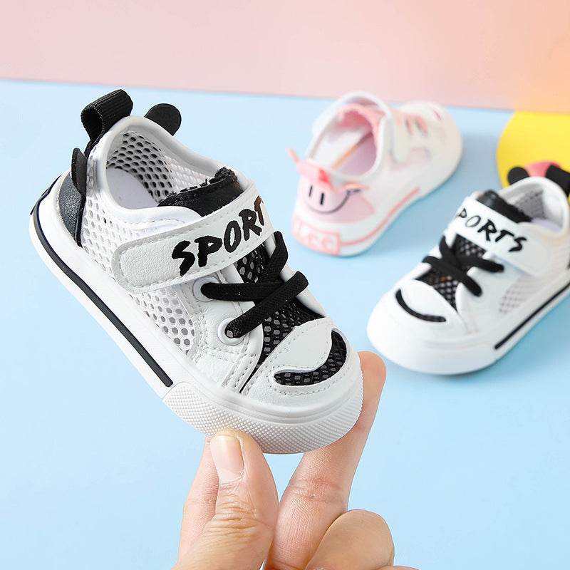 Bramiller Spring And Summer New Baby Toddler Shoe Single Net Baby Shoe - Mubimart