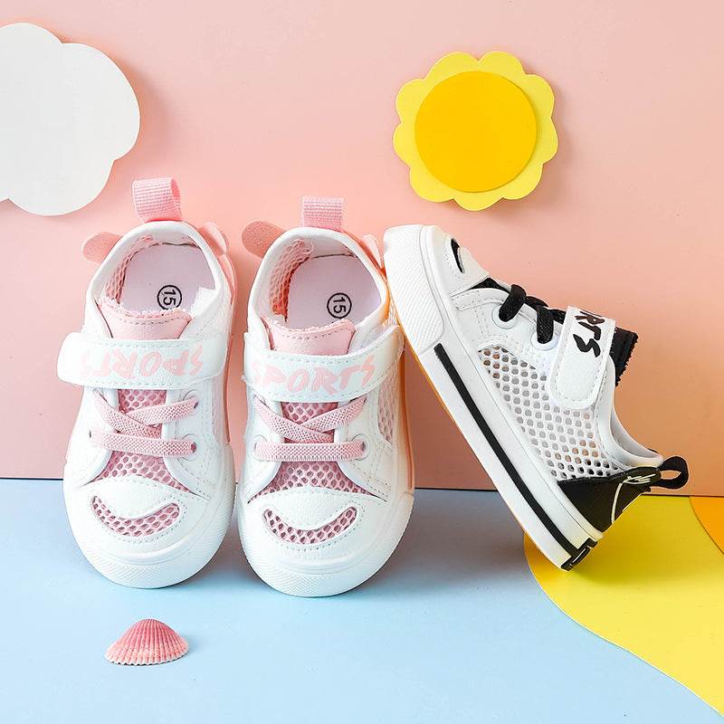 Bramiller Spring And Summer New Baby Toddler Shoe Single Net Baby Shoe - Mubimart