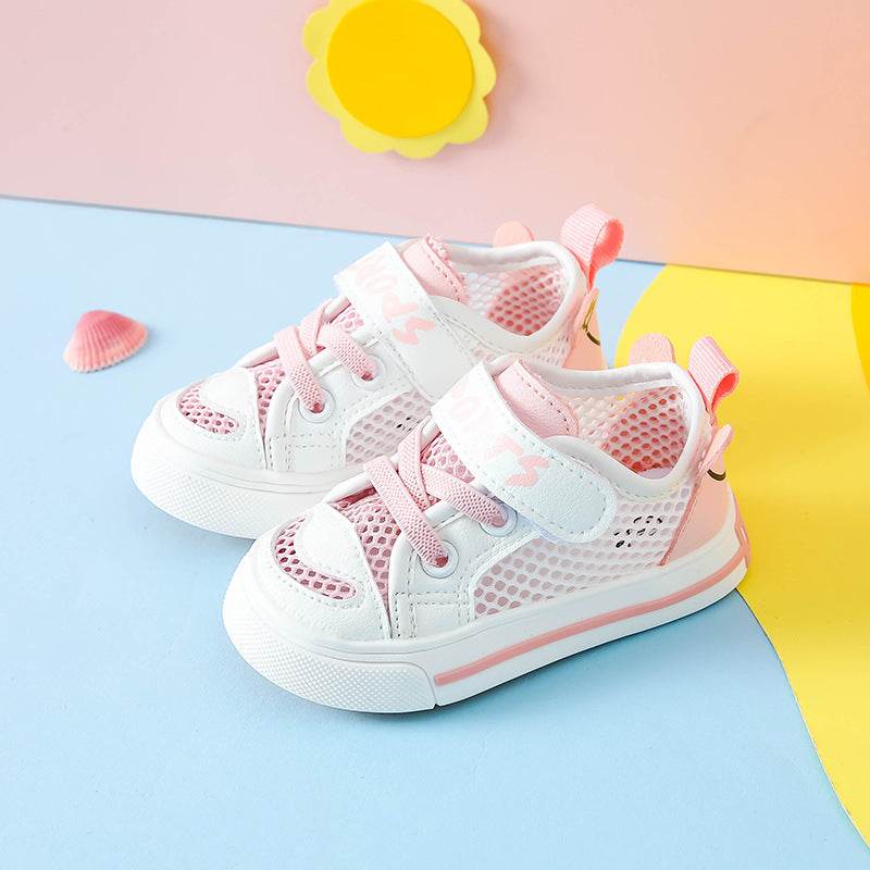 Bramiller Spring And Summer New Baby Toddler Shoe Single Net Baby Shoe - Mubimart