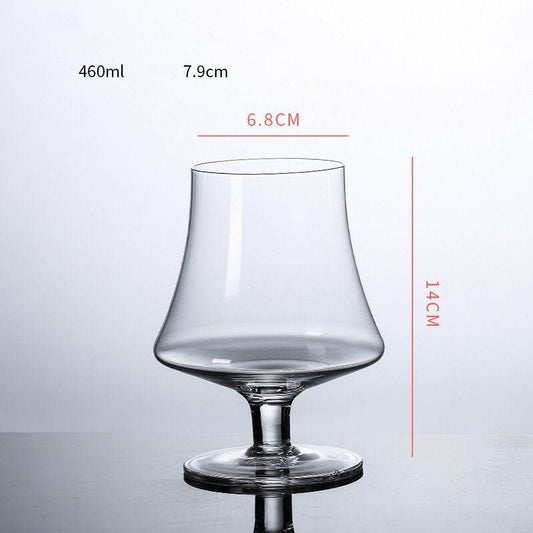 Brandy Wine Glass Thin Waist Glass - Mubimart