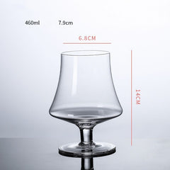 Brandy Wine Glass Thin Waist Glass - Mubimart -  