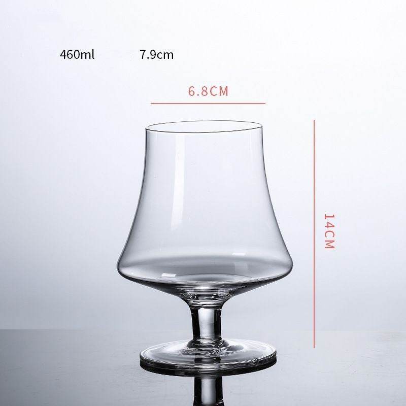 Brandy Wine Glass Thin Waist Glass - Mubimart
