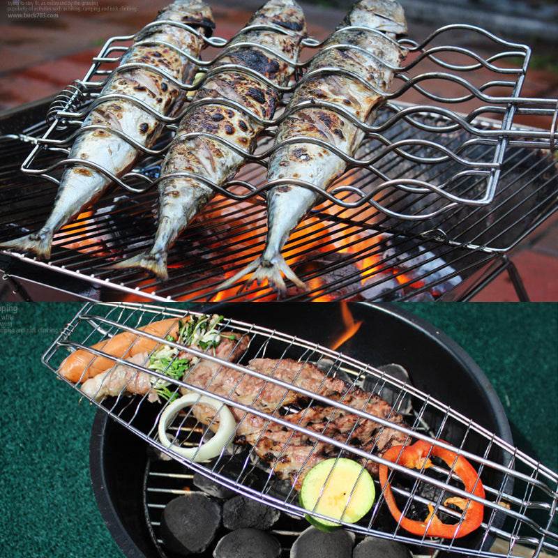 Bread Nets Grilled Sausages Eggplant Barbecue Grills Camping Supplies - Mubimart