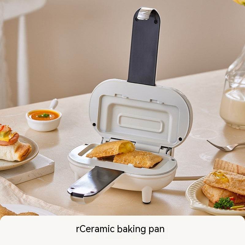 Breakfast Machine Household Small Hot Pressing Sandwich Bread Toaster - Mubimart