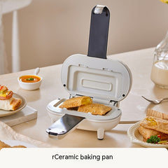 Breakfast Machine Household Small Hot Pressing Sandwich Bread Toaster - Mubimart -  