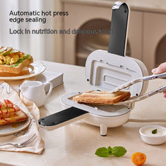 Breakfast Machine Household Small Hot Pressing Sandwich Bread Toaster - Mubimart - Toaster Oven 