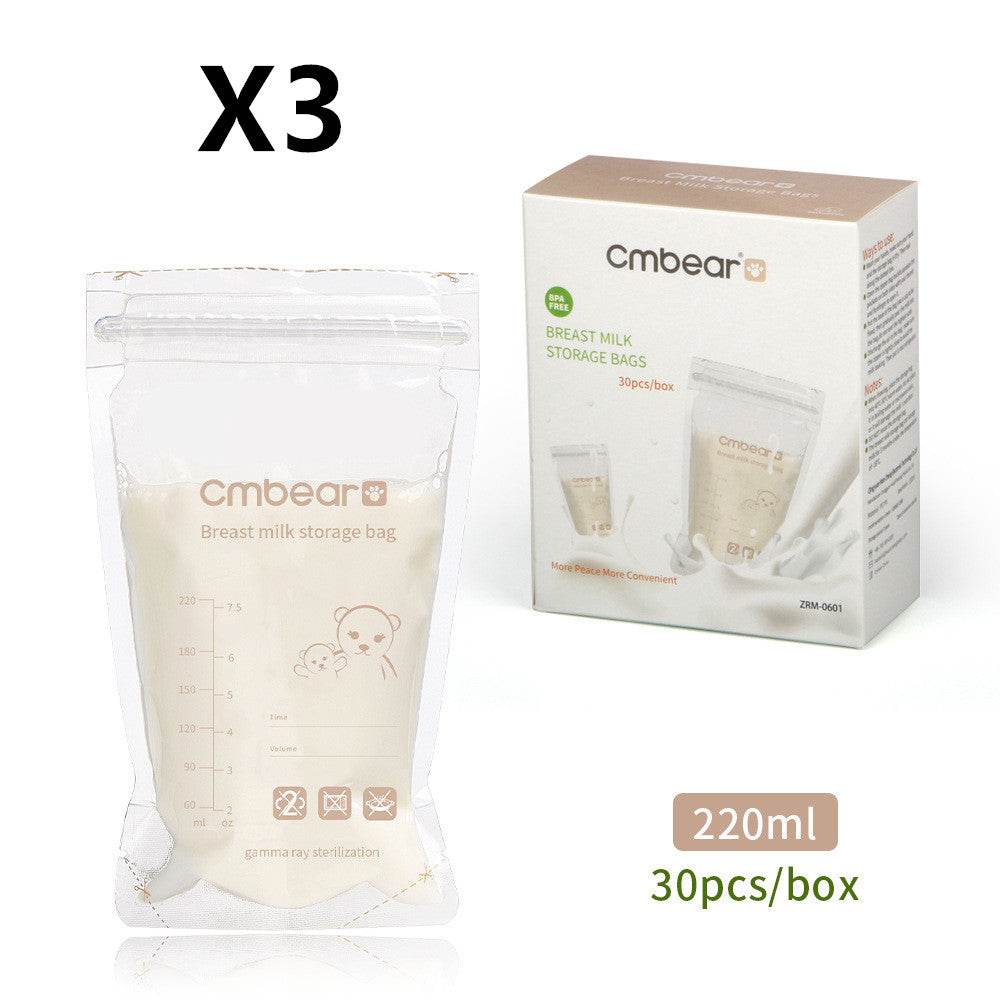 Breast Milk Storage Bag 30 Pieces Of Baby Breast Milk Storage Bag Storage Bag - Mubimart
