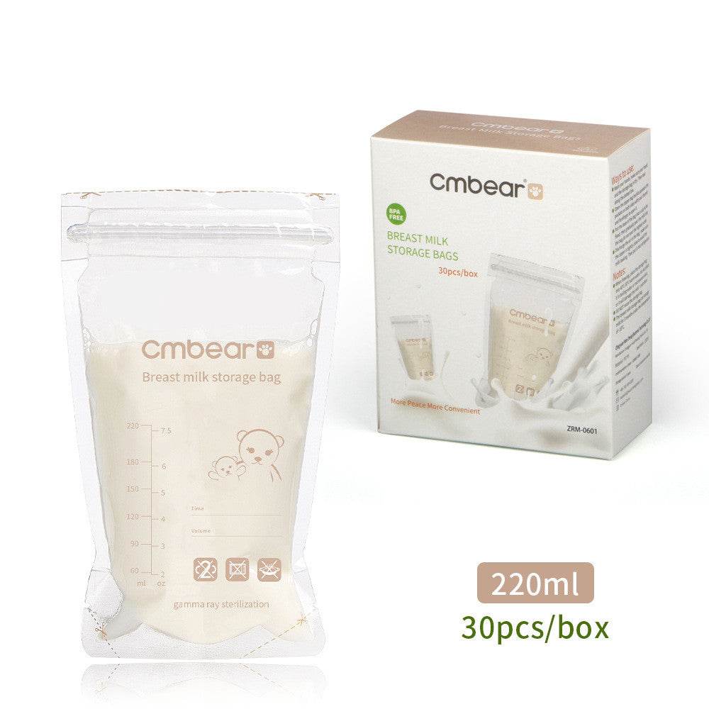 Breast Milk Storage Bag 30 Pieces Of Baby Breast Milk Storage Bag Storage Bag - Mubimart