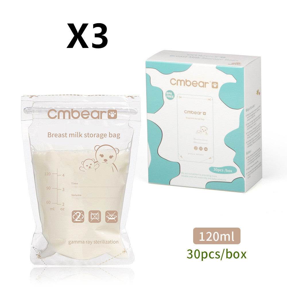 Breast Milk Storage Bag 30 Pieces Of Baby Breast Milk Storage Bag Storage Bag - Mubimart
