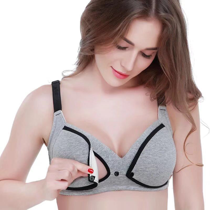 Breastfeeding Bras Maternity Open Nursing Bra for Feeding Nursing Underwear Clothes for Pregnant Lingerie Women Intimate Clothes - Mubimart -  