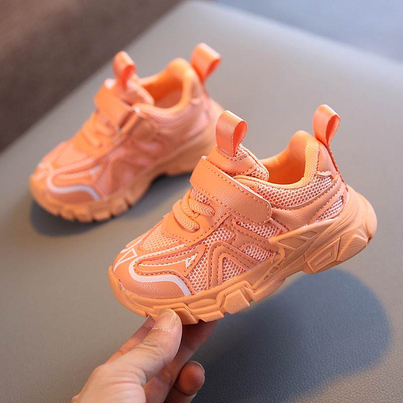 Breathable Mesh Sneakers For Boys And Girls, Baby Toddler Shoes - Mubimart