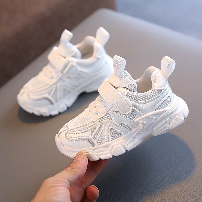 Breathable Mesh Sneakers For Boys And Girls, Baby Toddler Shoes - Mubimart