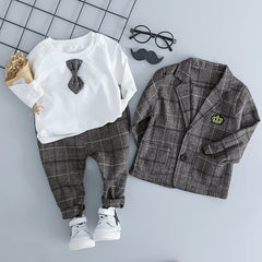 British small suit children's suit gentleman three-piece suit - Mubimart -  