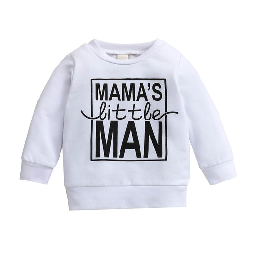 Brown Coat Newborn Baby Girl Alphabet Top - Mubimart