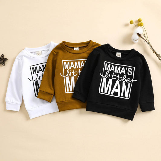 Brown Coat Newborn Baby Girl Alphabet Top - Mubimart