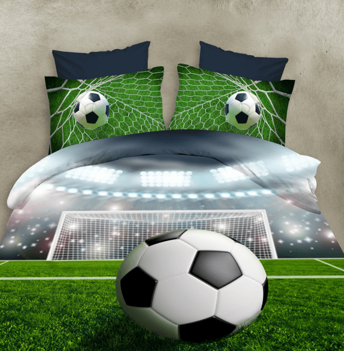 Brushed 3D four-piece set - Mubimart