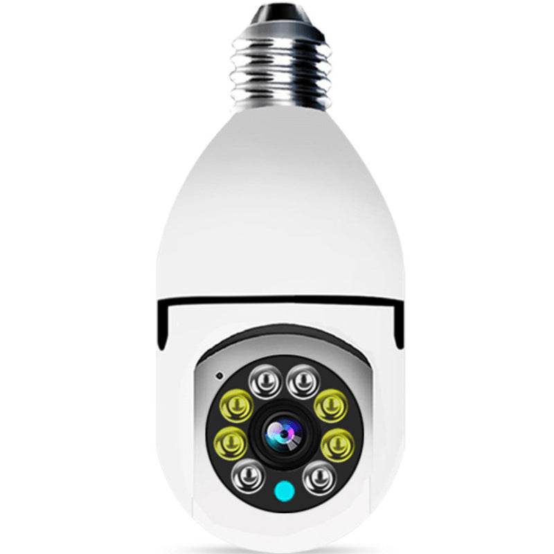 Bulb Camera Lcsee Cctv Security Ip Wireles VR 360 Cameras - Mubimart