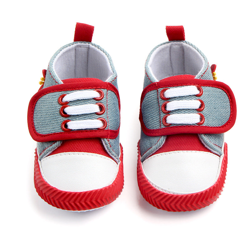 Butterfly baby shoes soft soled walking shoes - Mubimart -  