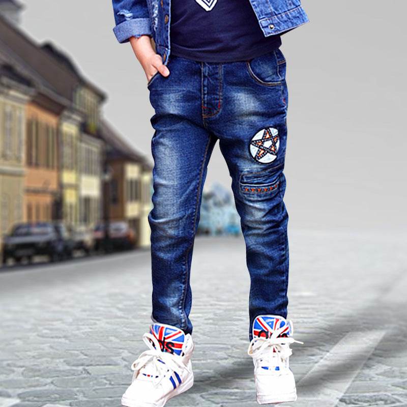 CUHK Kids' Fashion Straight Casual Pants - Mubimart