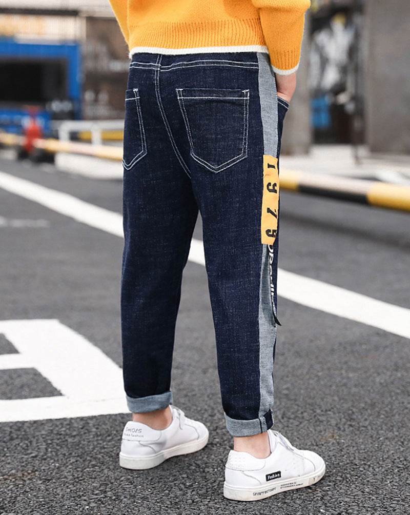CUHK Kids' Fashion Straight Casual Pants - Mubimart