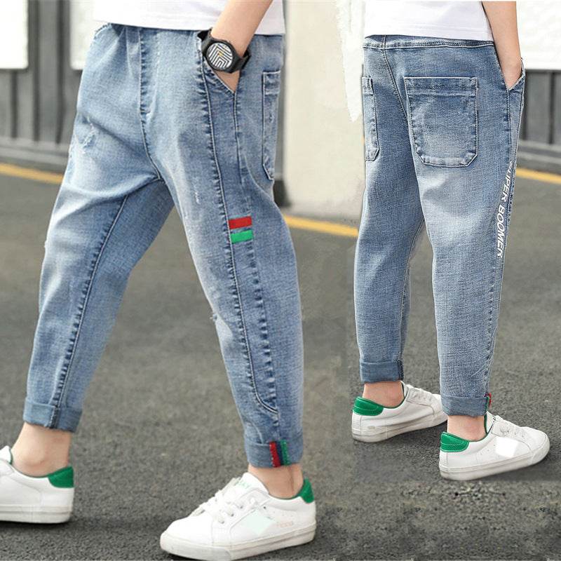 CUHK Kids' Fashion Straight Casual Pants - Mubimart
