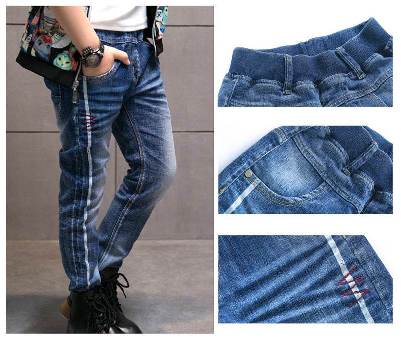 CUHK Kids' Fashion Straight Casual Pants - Mubimart