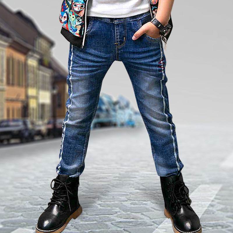 CUHK Kids' Fashion Straight Casual Pants - Mubimart