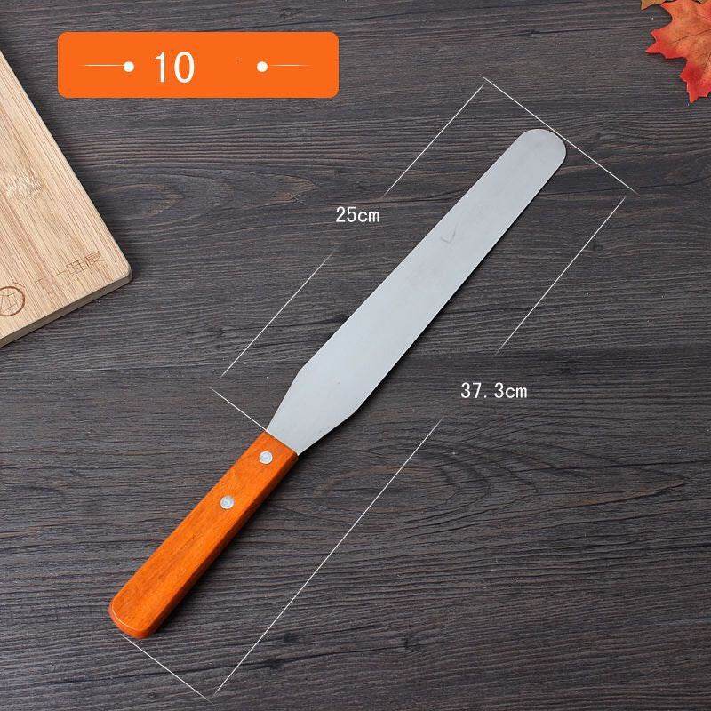 Cake spatula with wooden handle - Mubimart