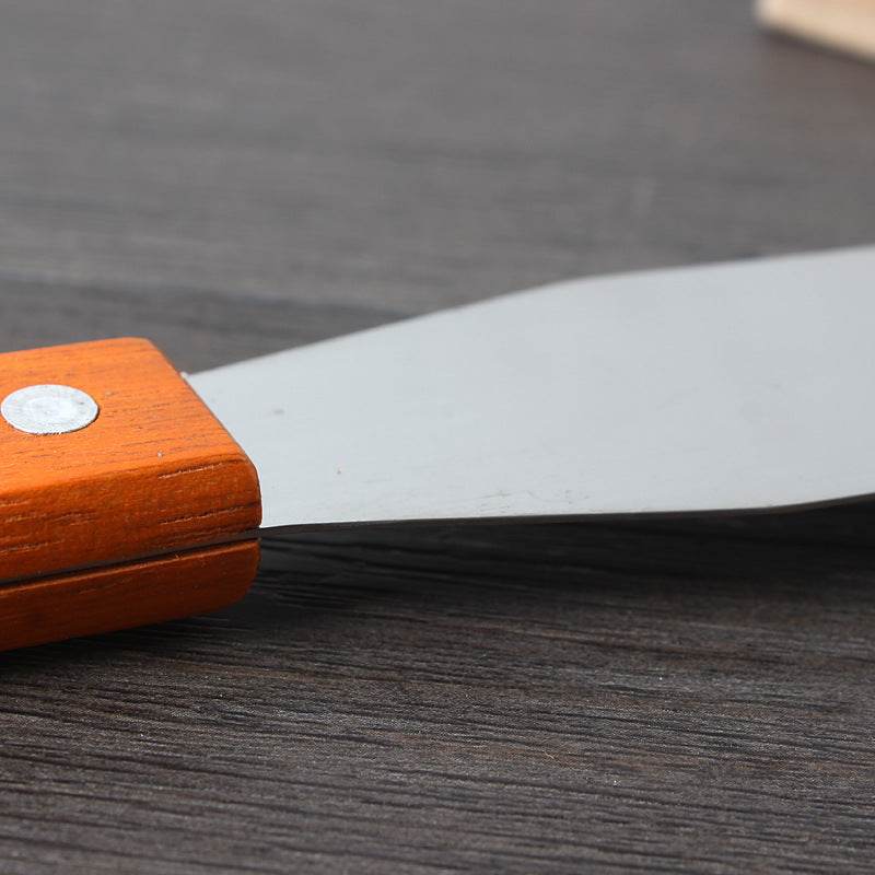 Cake spatula with wooden handle - Mubimart