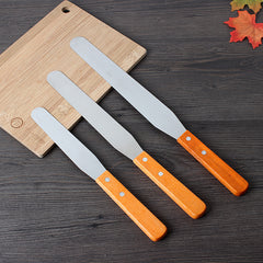 Cake spatula with wooden handle - Mubimart -  