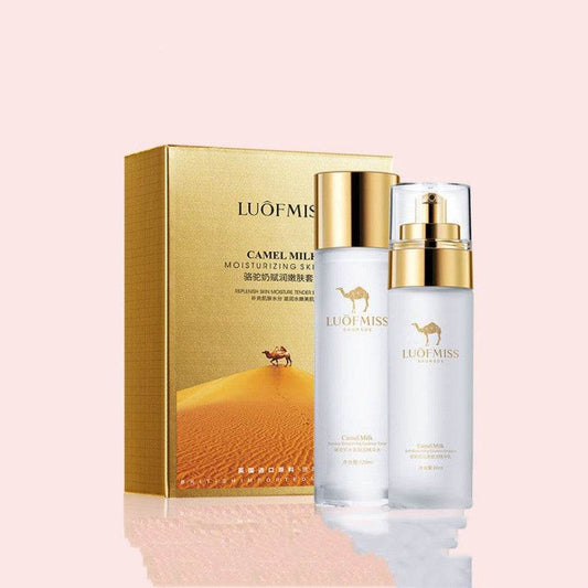 Camel Milk Moisturizing Set Lotion Face Cream Skin Care Products - Mubimart