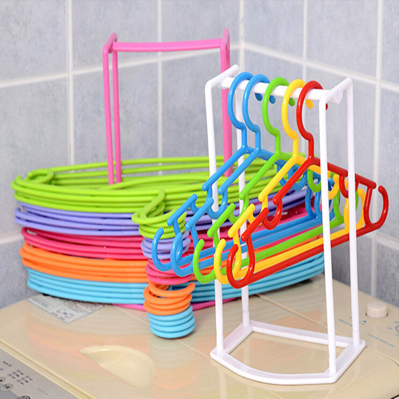 Candy-colored Plastic Storage Hangers To Organize Things - Mubimart - Plastic hangers 