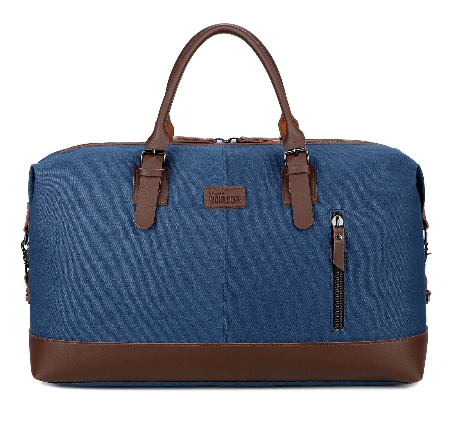 Canvas Travel Bag Men's Gym Bag Outdoor Luggage Bag - Mubimart