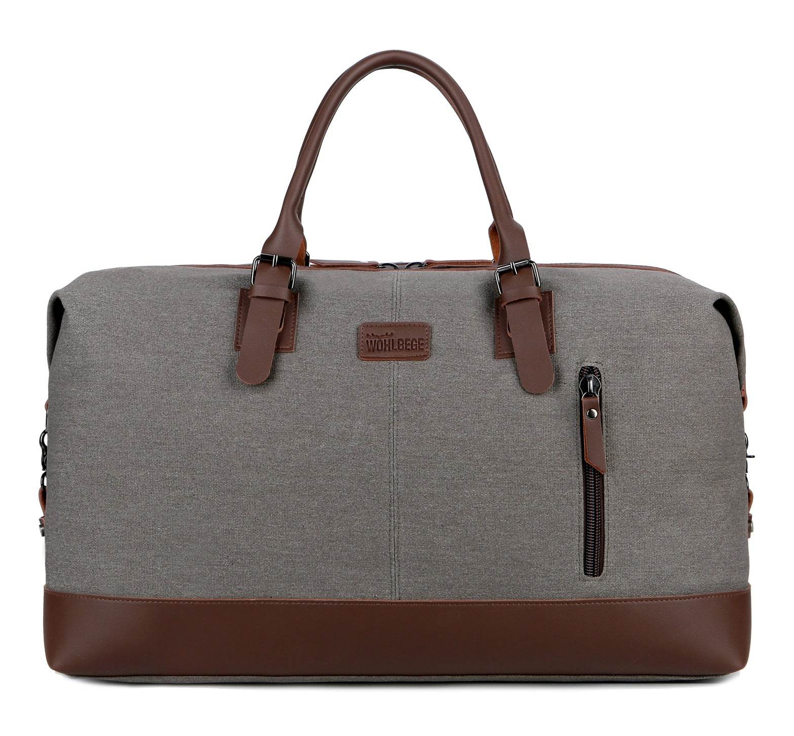 Canvas Travel Bag Men's Gym Bag Outdoor Luggage Bag - Mubimart
