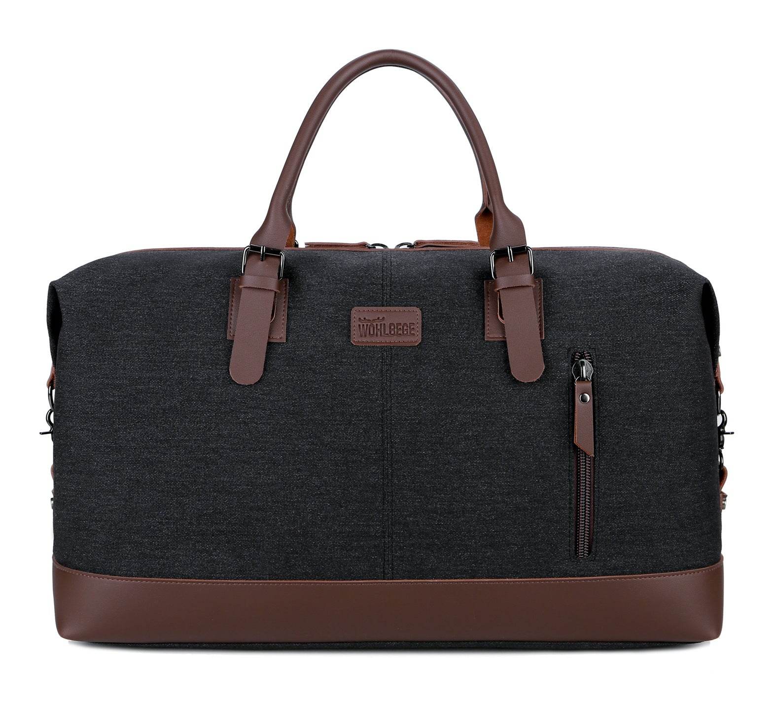 Canvas Travel Bag Men's Gym Bag Outdoor Luggage Bag - Mubimart
