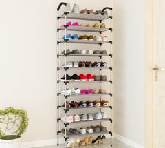 Canvas standing shoe rack shoes - Mubimart -  