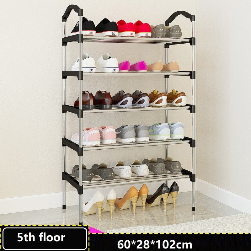 Canvas standing shoe rack shoes - Mubimart -  