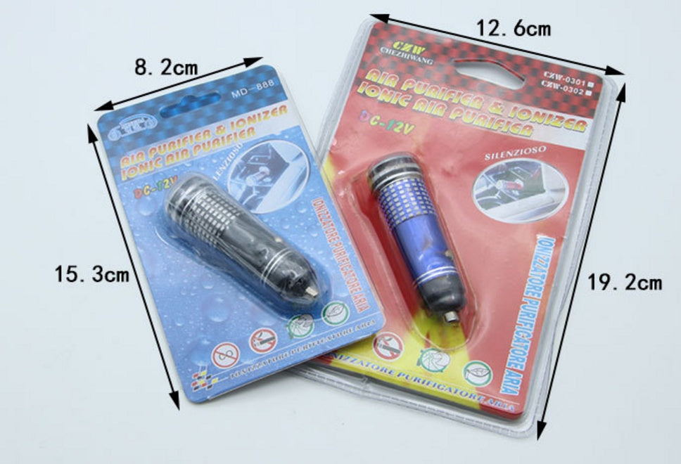 Car Air Purifier Ionizer - Mubimart -  