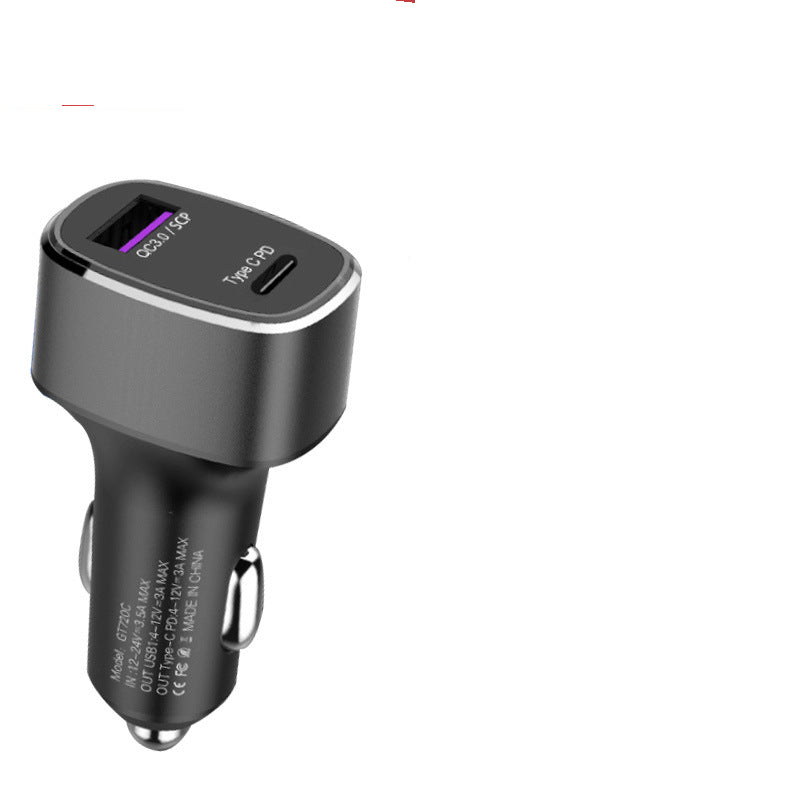 Car Charger Dual USB TYPE C PD QC 3.0 2.0 - Mubimart -  