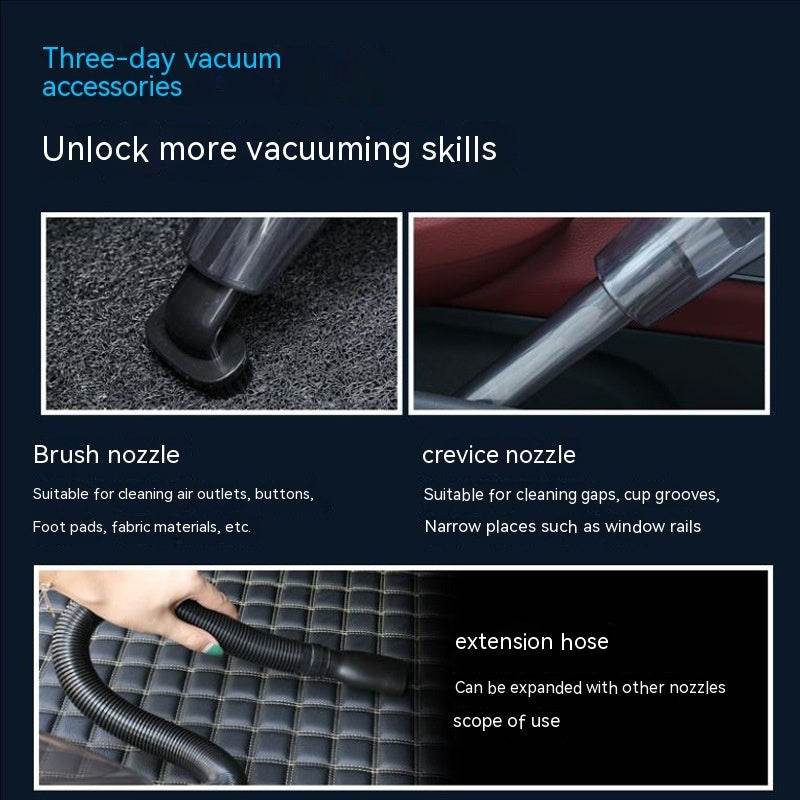Car Cleaner Wireless Charging Handheld Vacuum Cleaner - Mubimart