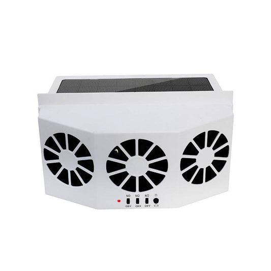 Car Fan Solar Window Sun Powered Car Auto Air Vent Cool Cooling System Radiator Fan Cooling Fan Energy Saving Car Styling Cooler - Mubimart